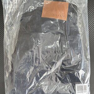 Dapper Boi Black Jean Shorts Size 26